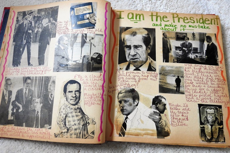 Watergate scrapbook, Nixon.